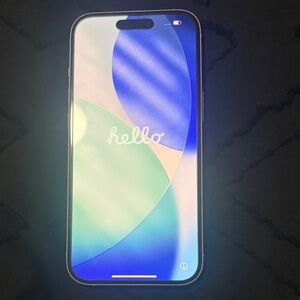 iPhone 15 (128GB) with 3 phone & screen protector installed.